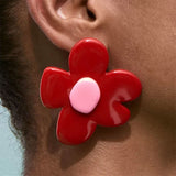 Boogzel Apparel Brighter Daze Flower Stud Earrings, view 4