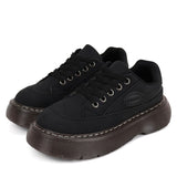 Boogzel Apparel Brown Aesthetic Platform Oxford Shoes, view 6