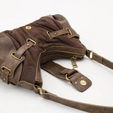 Boogzel Apparel Brown Buckle Strap Shoulder Bag, view 3