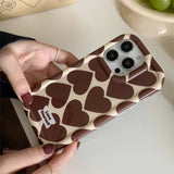 Boogzel Apparel Brown Heart IPhone Case, view 2
