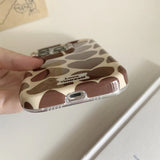 Boogzel Apparel Brown Heart IPhone Case, view 3