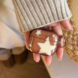 Boogzel Apparel Brown Stars Airpods Case, view 2
