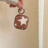 Boogzel Apparel Brown Stars Airpods Case, view 3