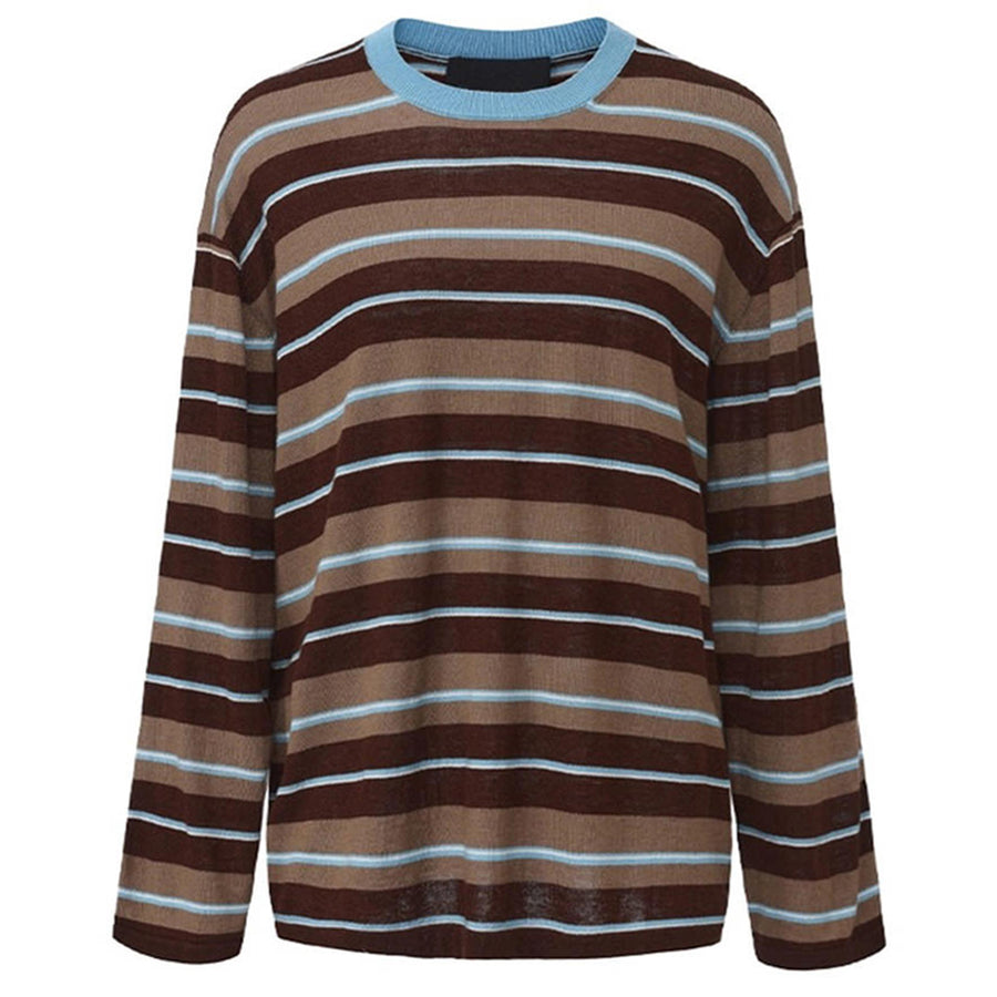 Boogzel Apparel Brown Sugar Stripes Sweater