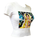 Boogzel Apparel Buddha Says Relax Baby Tee, view 2