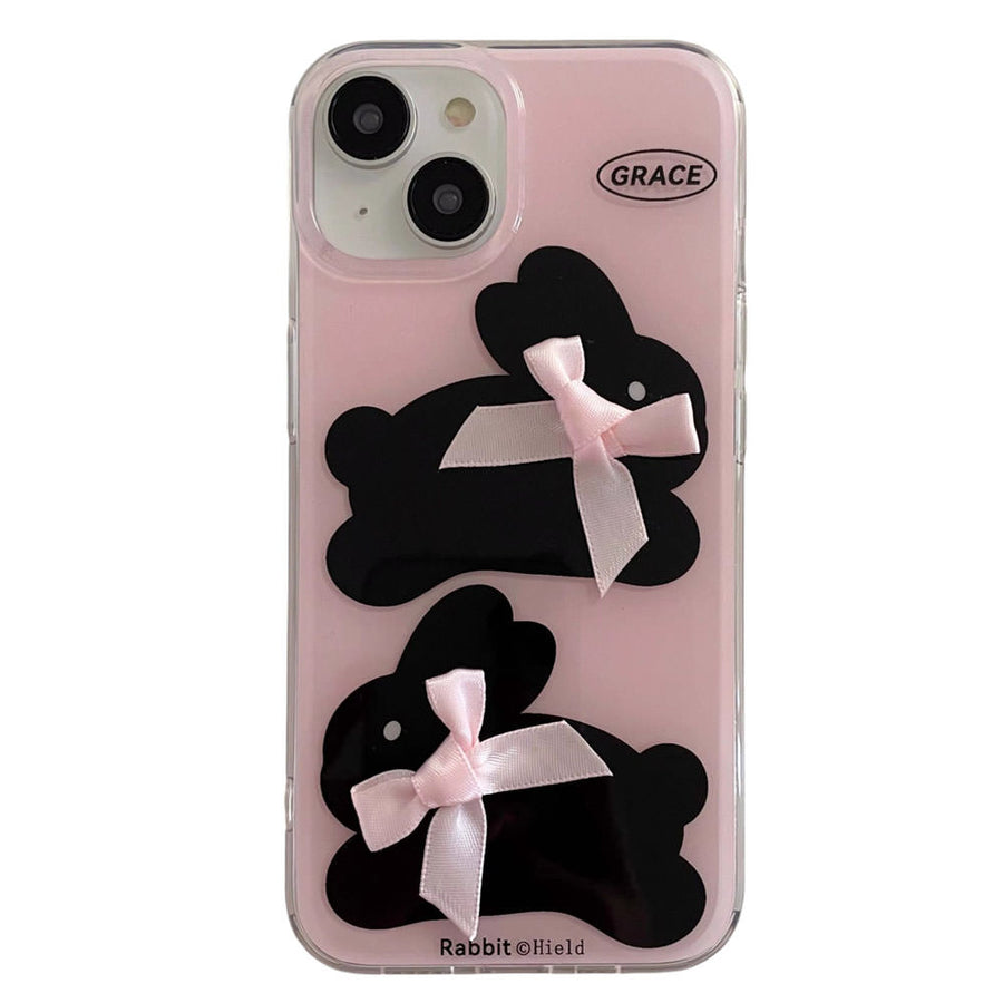 Boogzel Apparel Bunny & Bows iPhone Case