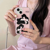 Boogzel Apparel Bunny & Bows iPhone Case, view 3