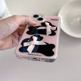 Boogzel Apparel Bunny & Bows iPhone Case, view 4