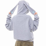 Boogzel Apparel Bunny Ears Hoodie with Guitar Patch, view 3