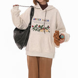 Boogzel Apparel Bunny Embroidery Cottagecore Hoodie, view 4
