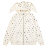 Boogzel Apparel Bunny Polka Dot Hoodie Pants Co-ord, view 2
