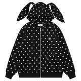 Boogzel Apparel Bunny Polka Dot Hoodie Pants Co-ord, view 3