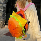 Boogzel Apparel Burger Shaped Backpack, view 3
