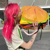 Boogzel Apparel Burger Shaped Backpack, view 5