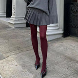 Boogzel Apparel Burgundy Tights, view 5