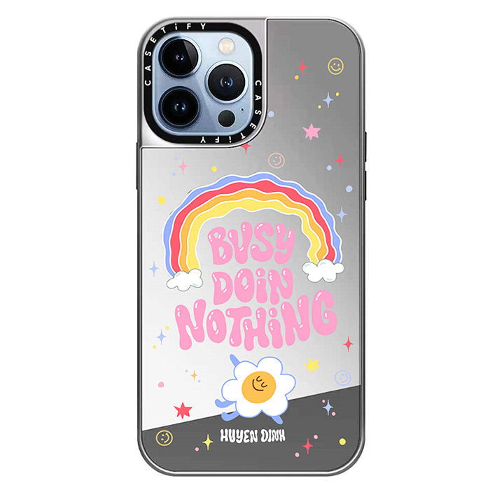 Boogzel Apparel Busy Doin' Nothing iPhone Case