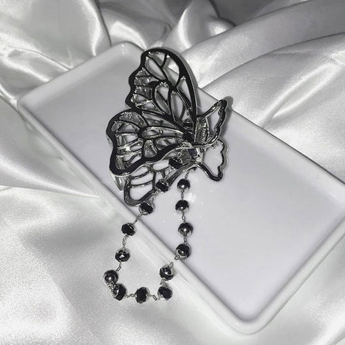 Boogzel Apparel Buttefly Chain Hair Claw