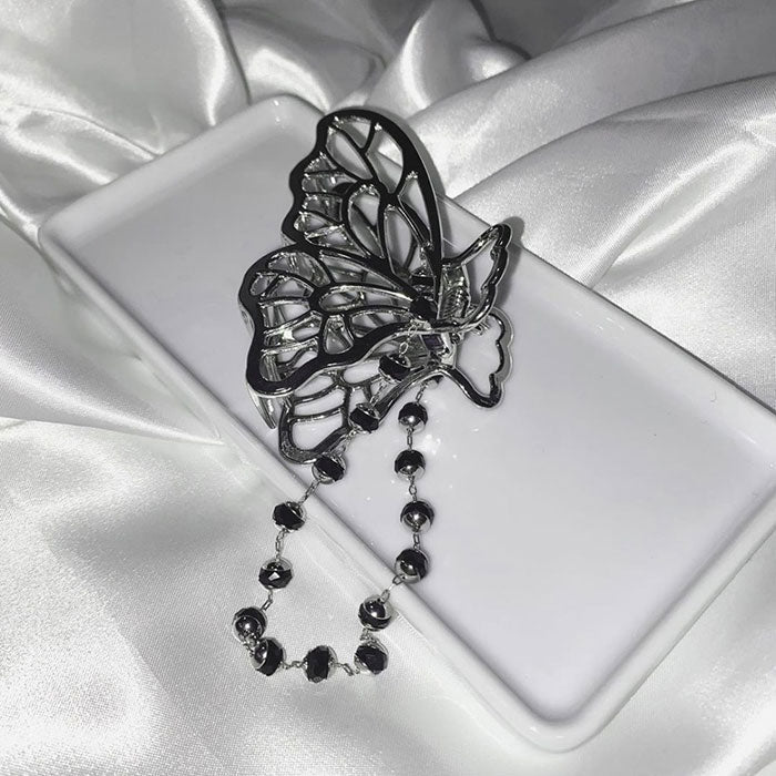 Boogzel Apparel Buttefly Chain Hair Claw