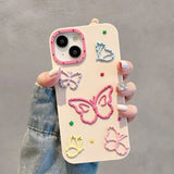 Boogzel Apparel Butterfly Aesthetic IPhone Case, view 2