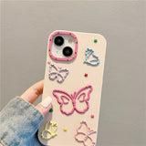 Boogzel Apparel Butterfly Aesthetic IPhone Case, view 3