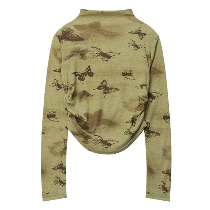 Boogzel Apparel Butterfly Aesthetic Long Sleeve Top