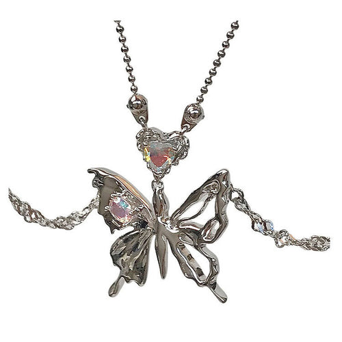 Boogzel Apparel Butterfly Aesthetic Necklace