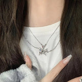 Boogzel Apparel Butterfly Aesthetic Necklace, view 3