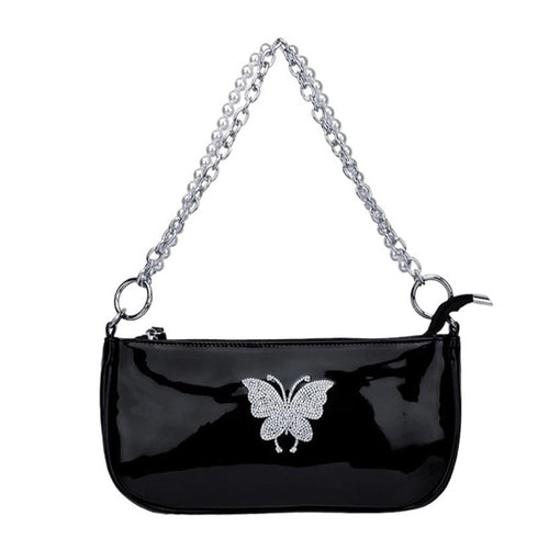 Boogzel Apparel Butterfly Baguette Bag