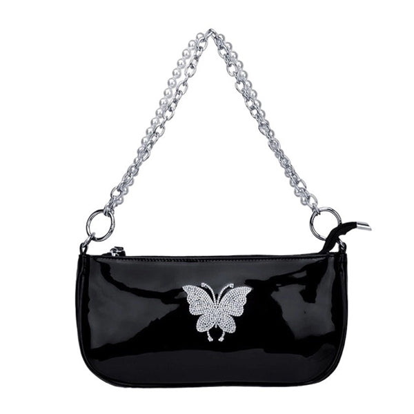 Boogzel Apparel Butterfly Baguette Bag