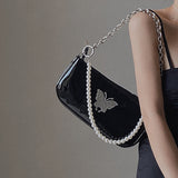 Boogzel Apparel Butterfly Baguette Bag, view 3
