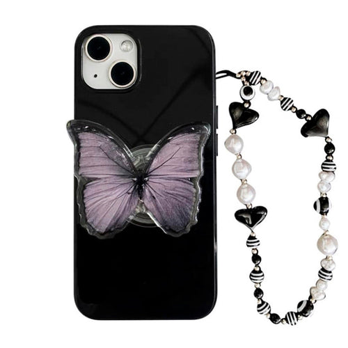 Boogzel Apparel Butterfly Beaded Chain iPhone Case