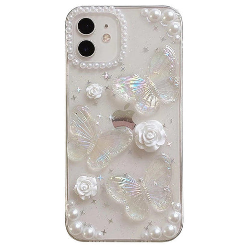 Boogzel Apparel Butterfly Clear iPhone Case