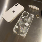Boogzel Apparel Butterfly Clear iPhone Case, view 3