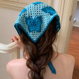 Boogzel Apparel Butterfly Crochet Triangle Bandana, view 5