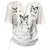 Boogzel Apparel Butterfly Graphic T-Shirt, view 6