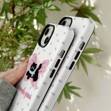 Boogzel Apparel Butterfly Kitten iPhone Case, view 4