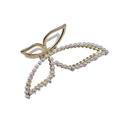 Boogzel Apparel Butterfly Pearl Hair Claw