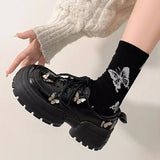 Boogzel Apparel Butterfly Platform Boots, view 4