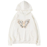 Boogzel Apparel Butterfly Print Aesthetic Hoodie, view 4