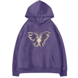 Boogzel Apparel Butterfly Print Aesthetic Hoodie, view 5