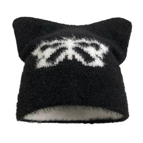 Boogzel Apparel Butterfly Print Cat Ears Hat