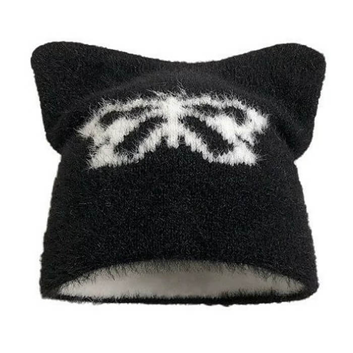 Boogzel Apparel Butterfly Print Cat Ears Hat