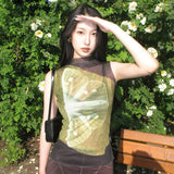 Boogzel Apparel Butterfly Print Mesh Turtleneck Top, view 6