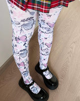 Boogzel Apparel Butterfly Print Tights, view 6