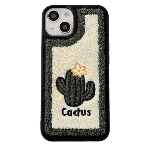 Boogzel Apparel Cactus Embroidered iPhone Case