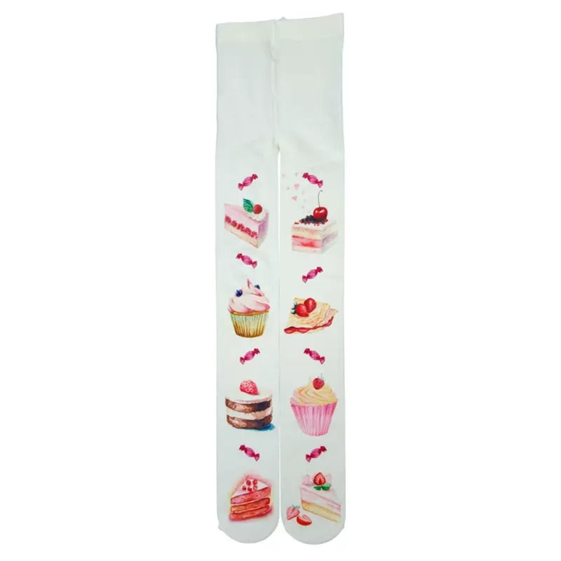 Boogzel Apparel Cake Print Tights