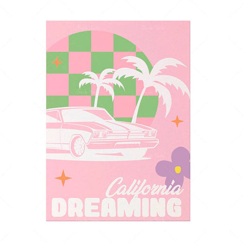 Boogzel Apparel California Dreaming Canvas Poster