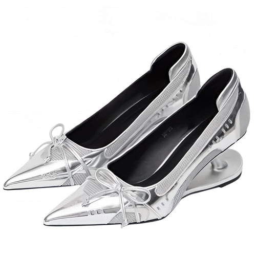 Boogzel Apparel Camera Ready Pointed-Toe Arch Heels
