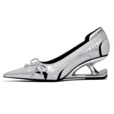 Boogzel Apparel Camera Ready Pointed-Toe Arch Heels, view 3