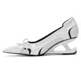 Boogzel Apparel Camera Ready Pointed-Toe Arch Heels, view 4